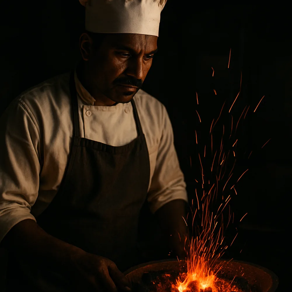 At the pass
